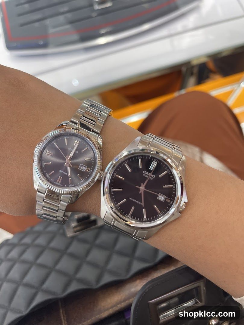 Two Casio Watches on a Wrist