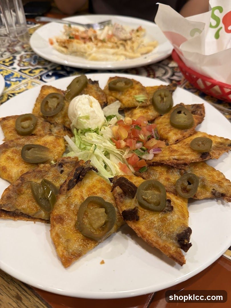 Nachos with Jalapenos and Sour Cream