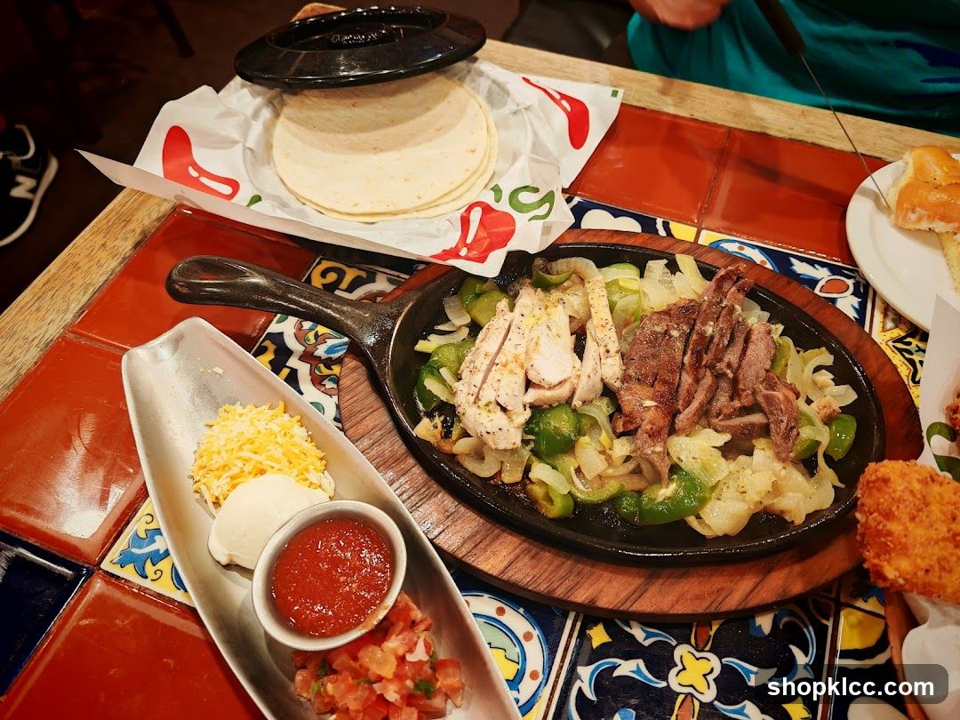 Fajitas with Chicken and Steak