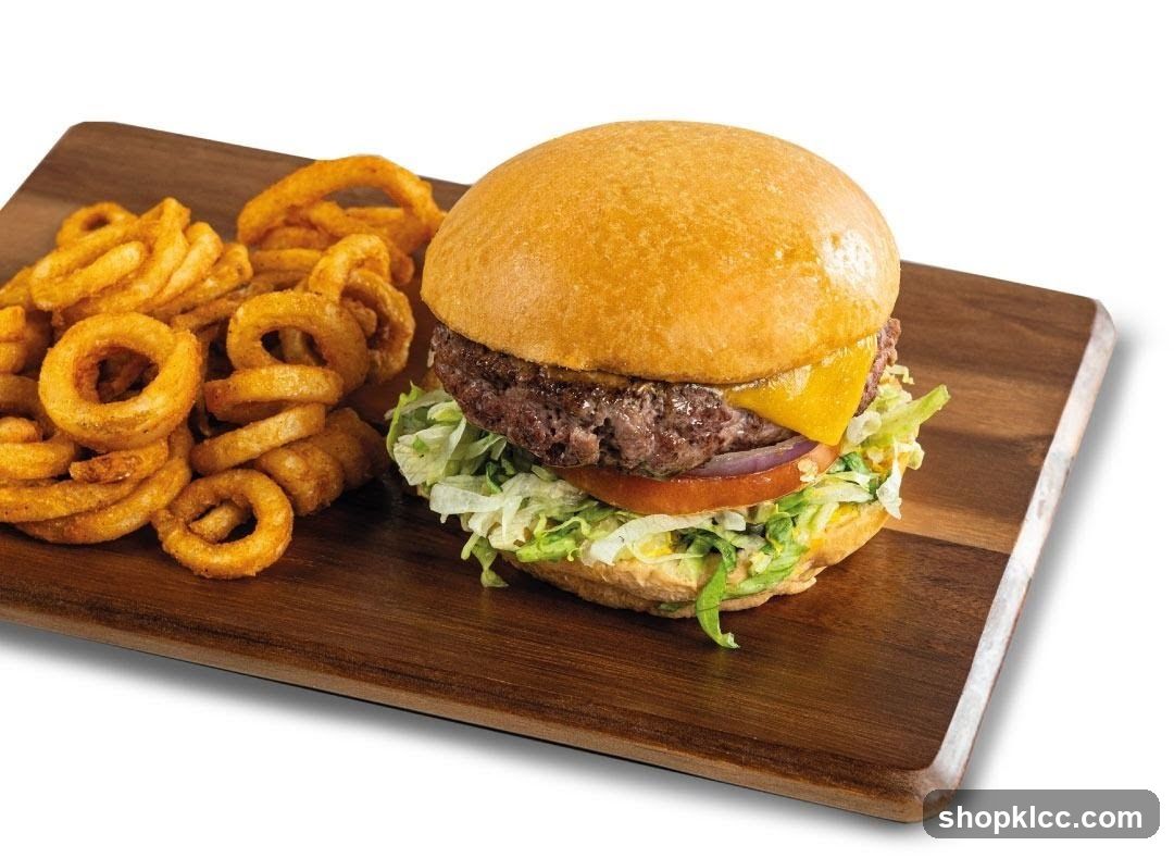 Cheeseburger with Curly Fries