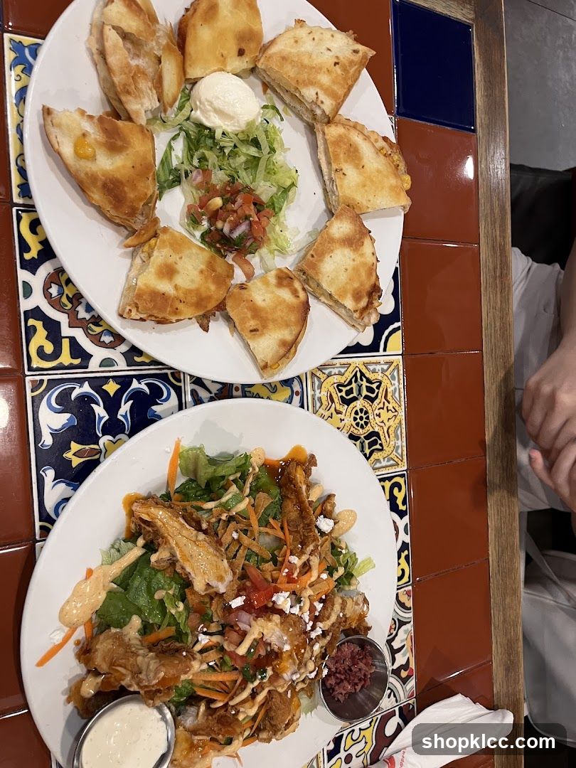 Two Plates of Food