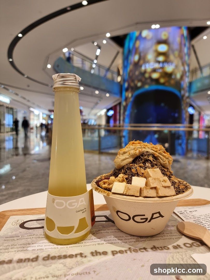 Cold Brew Tea and Dessert