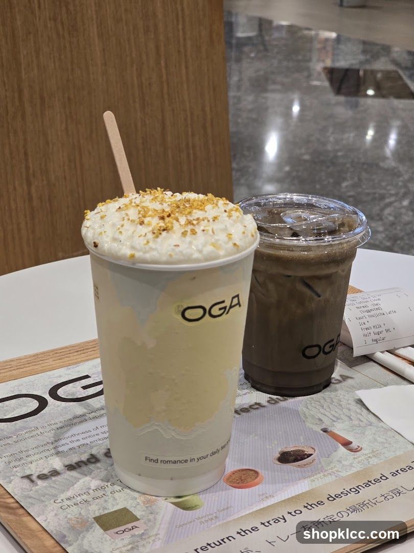 Beverages with OGA Branding