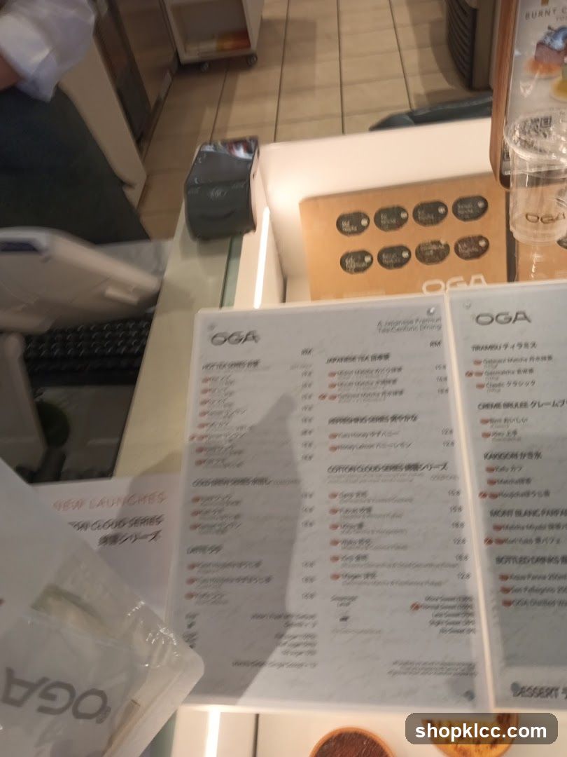 OGA Menu