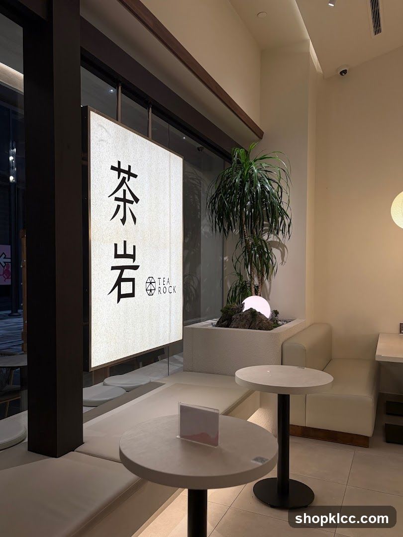 Modern Tea Shop Interior