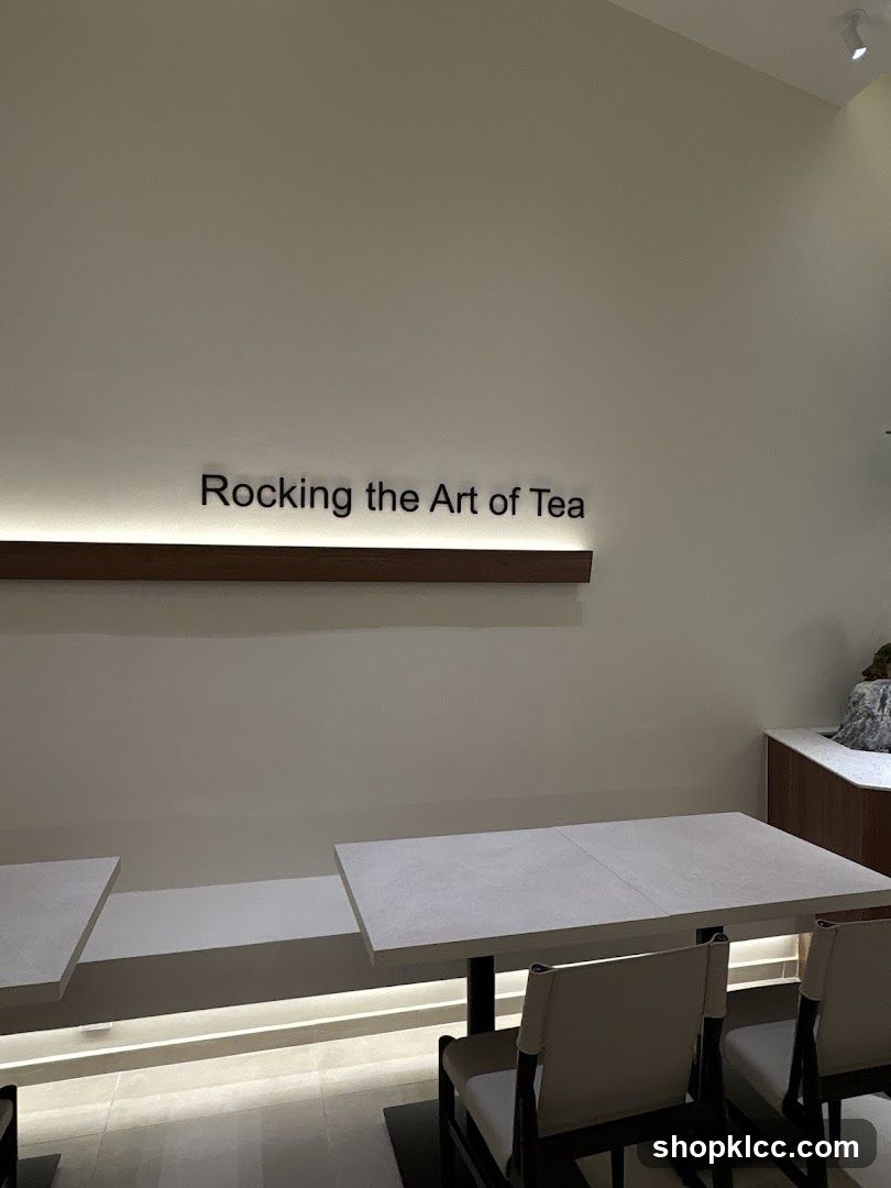 Modern Tea House Interior