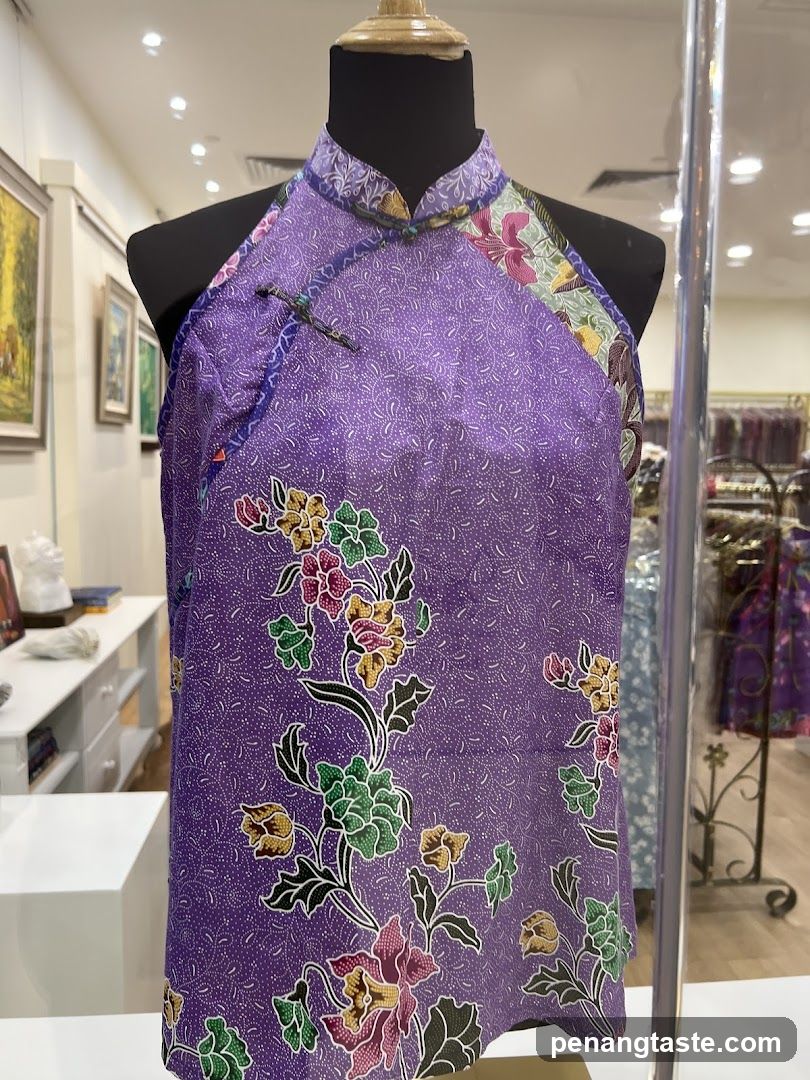 Batik Halter Top on Mannequin