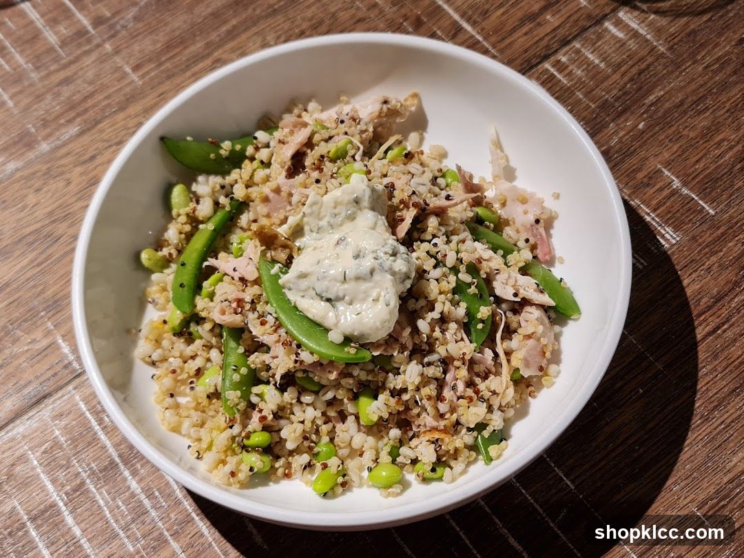 Quinoa Salad with Chicken and Edamame