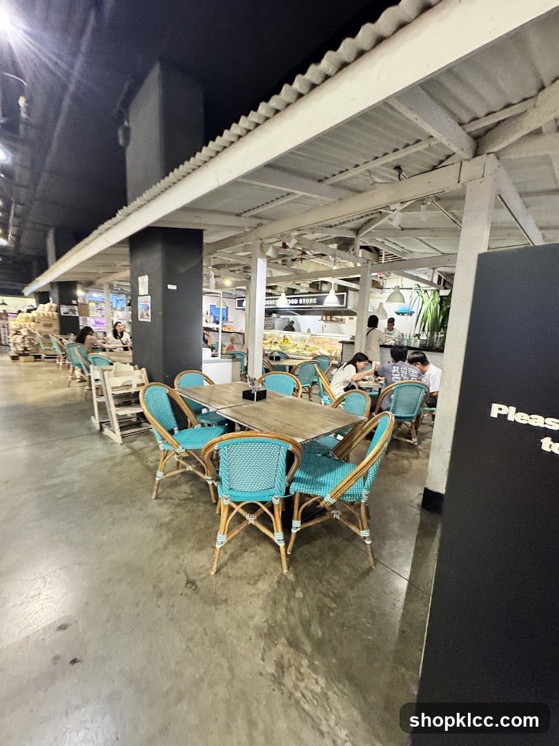Restaurant Interior with Outdoor Seating