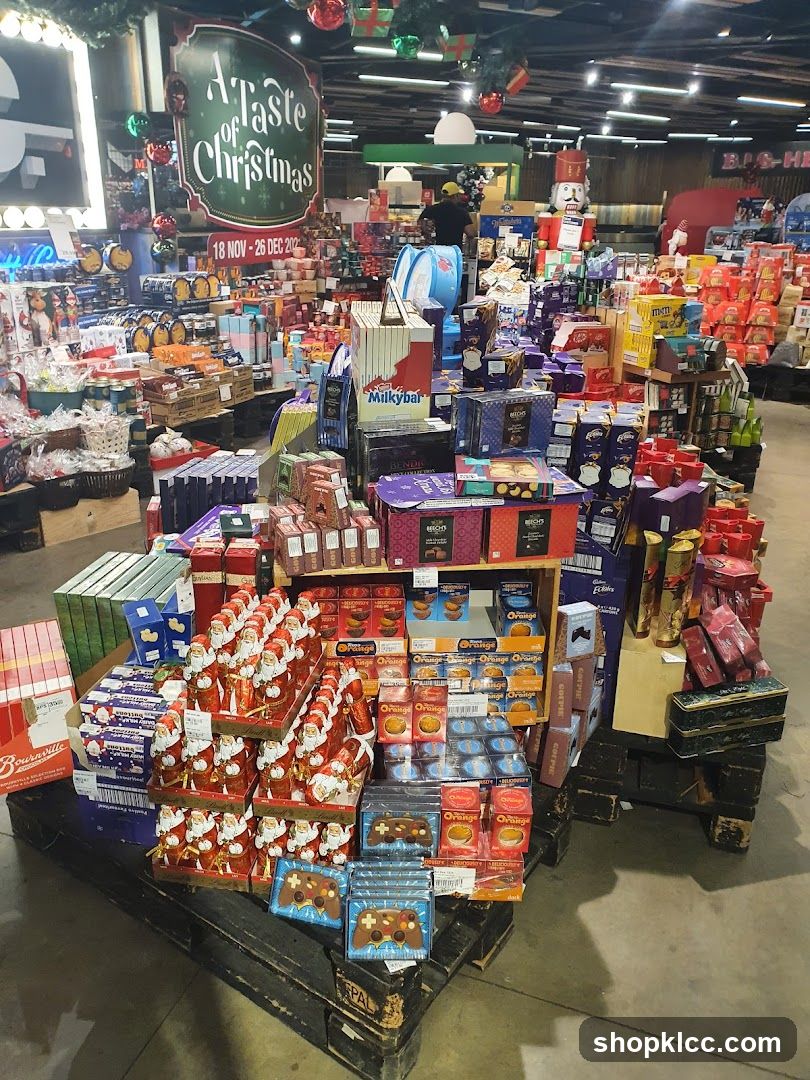 Christmas Chocolate Display