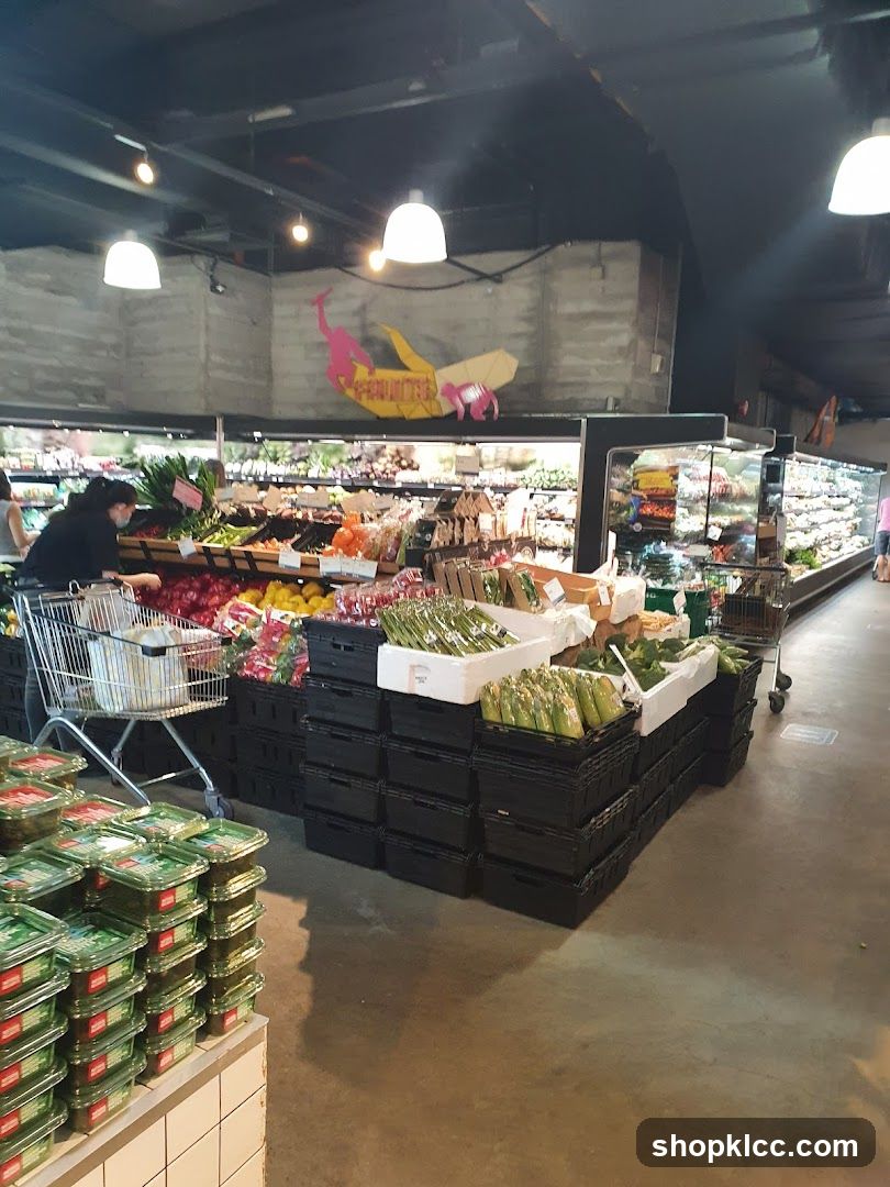 Grocery Store Produce Section