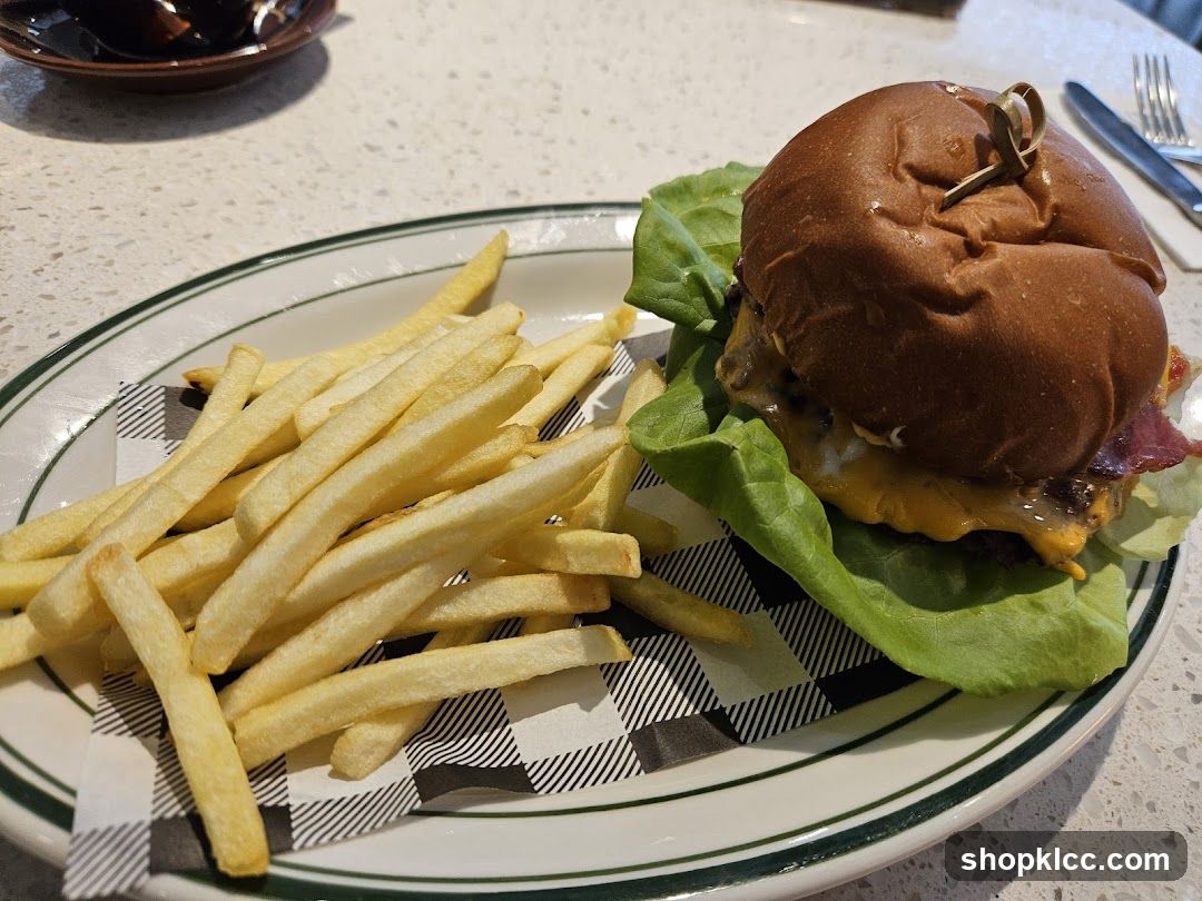 Burger and Fries