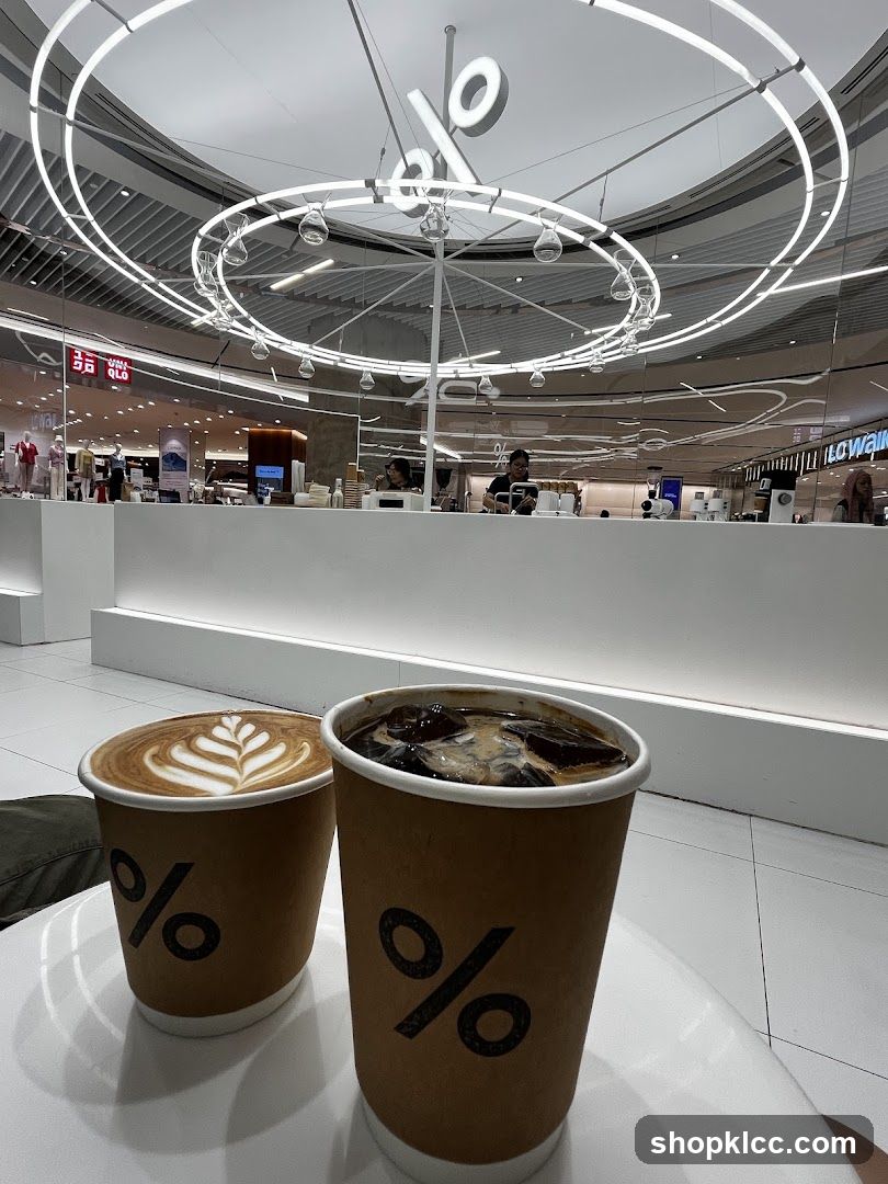 Coffee Shop Interior with Drinks