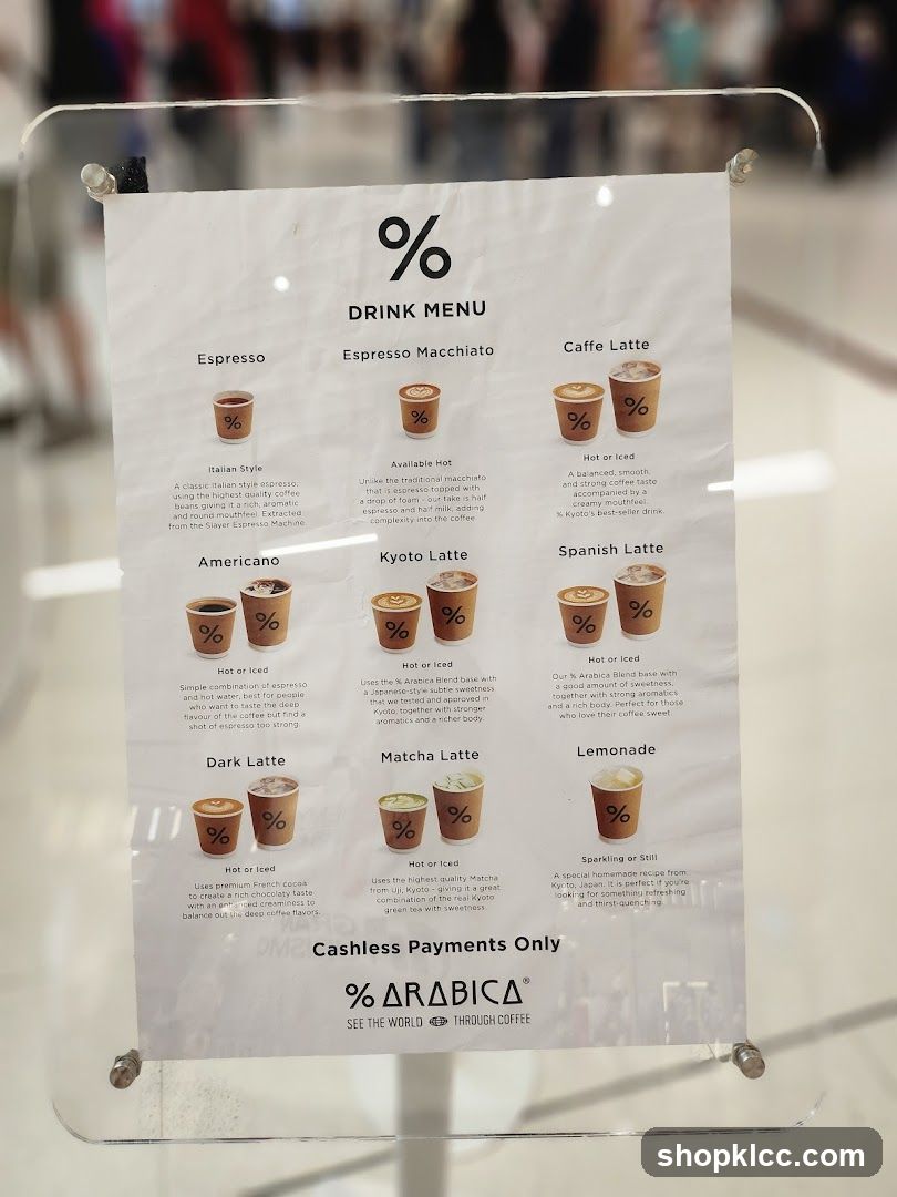 DRINK MENU