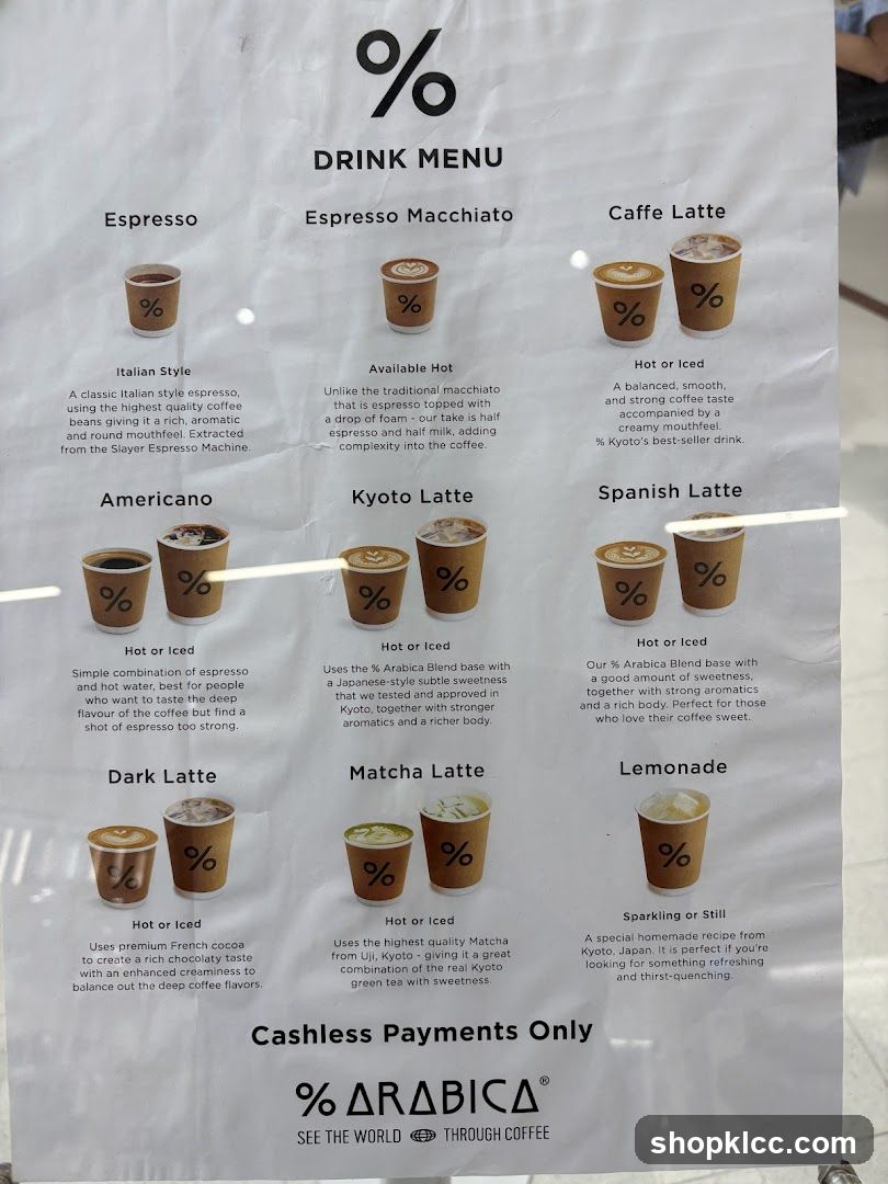 DRINK MENU