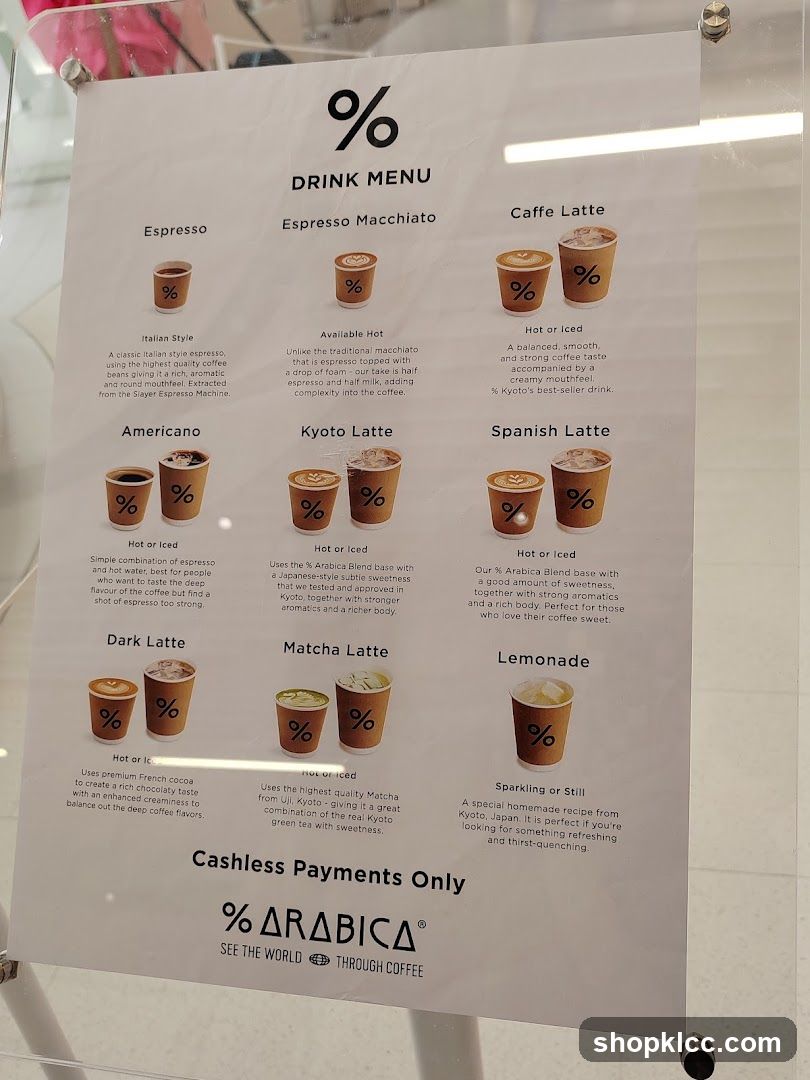 DRINK MENU