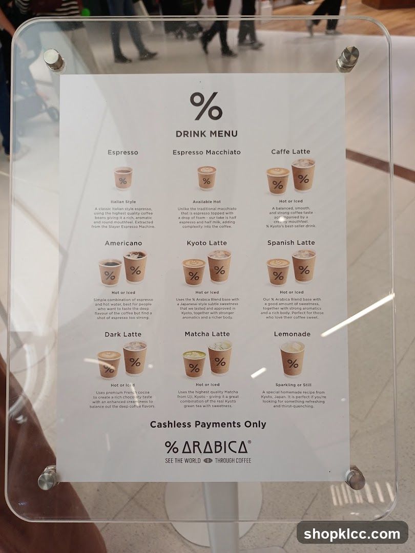 DRINK MENU