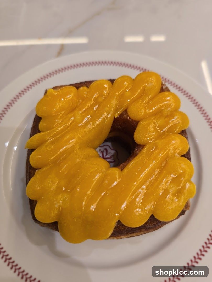 Donut with Yellow Icing