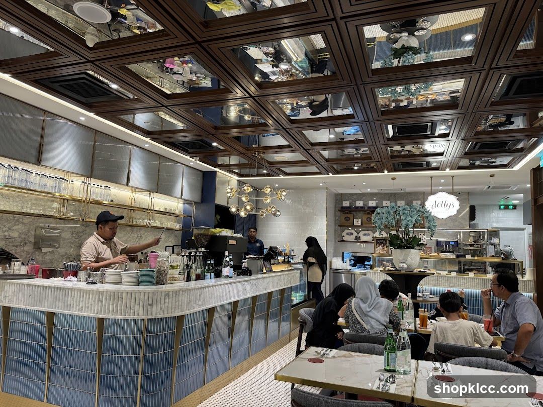 Interior of a cafe
