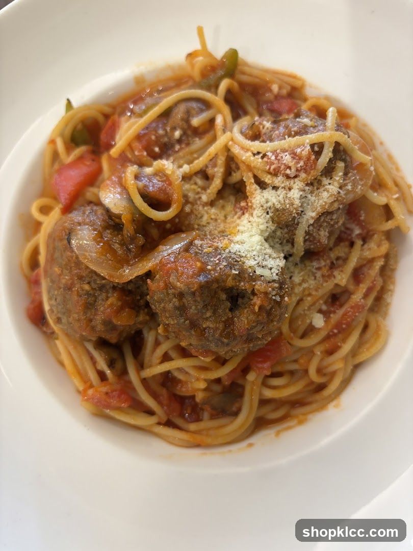 Spaghetti and Meatballs