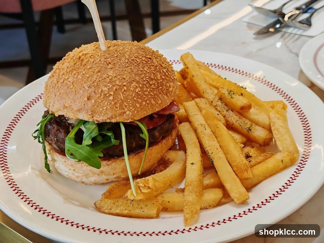 Burger and Fries