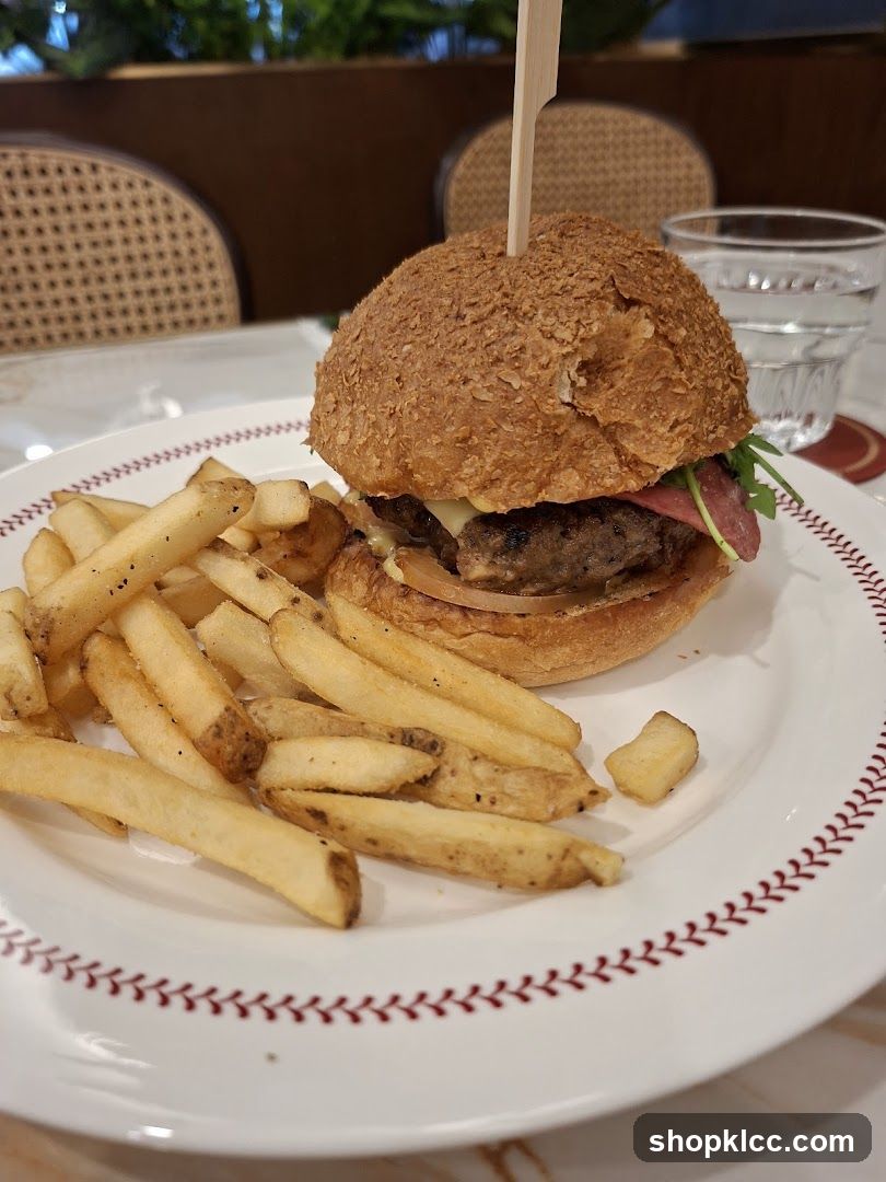 Burger and Fries