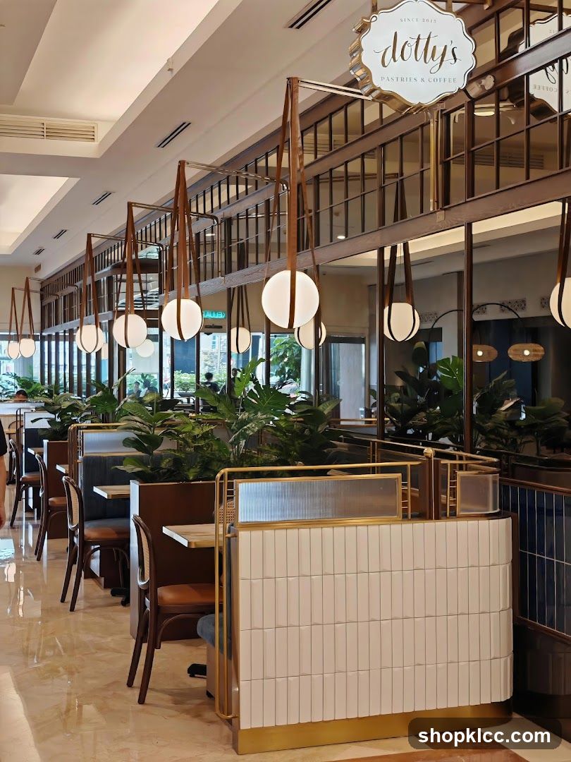 Interior of a cafe with seating