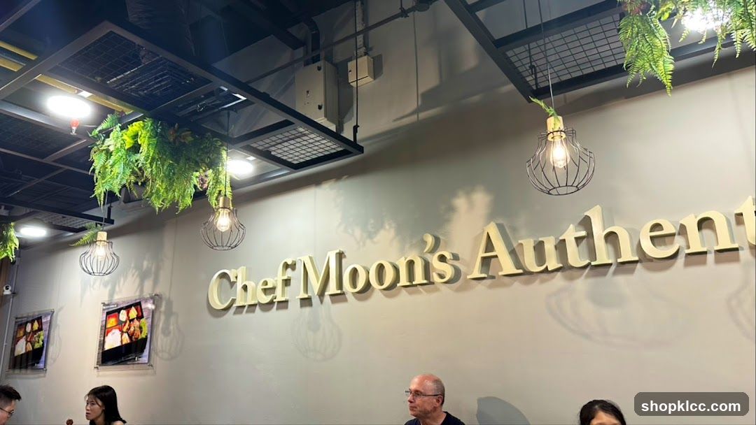 Restaurant Interior with Signage