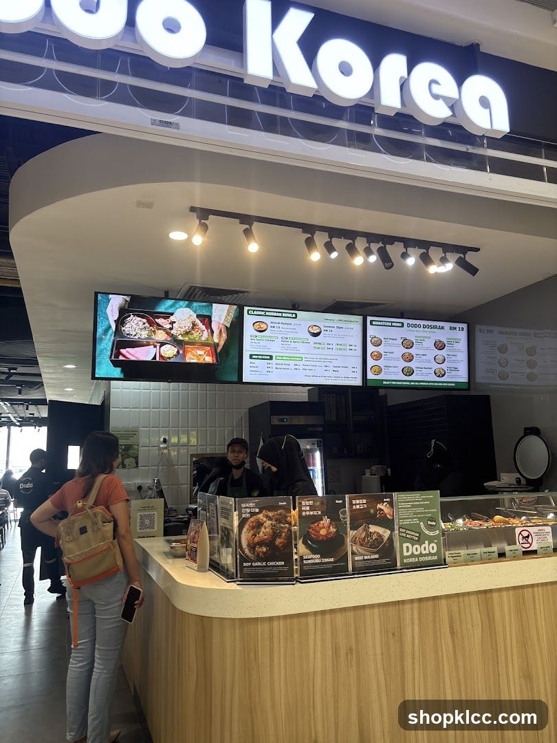 Korean Food Counter