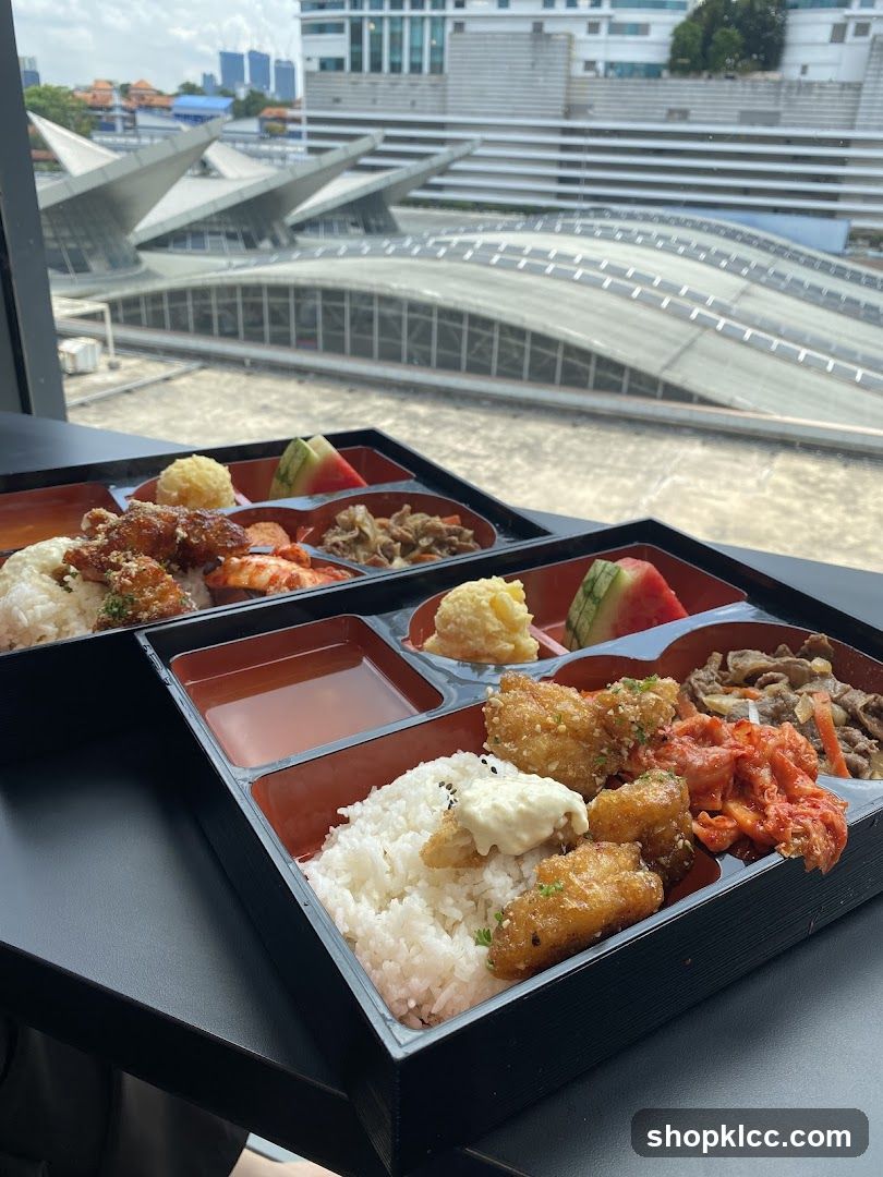 Bento Boxes with City View