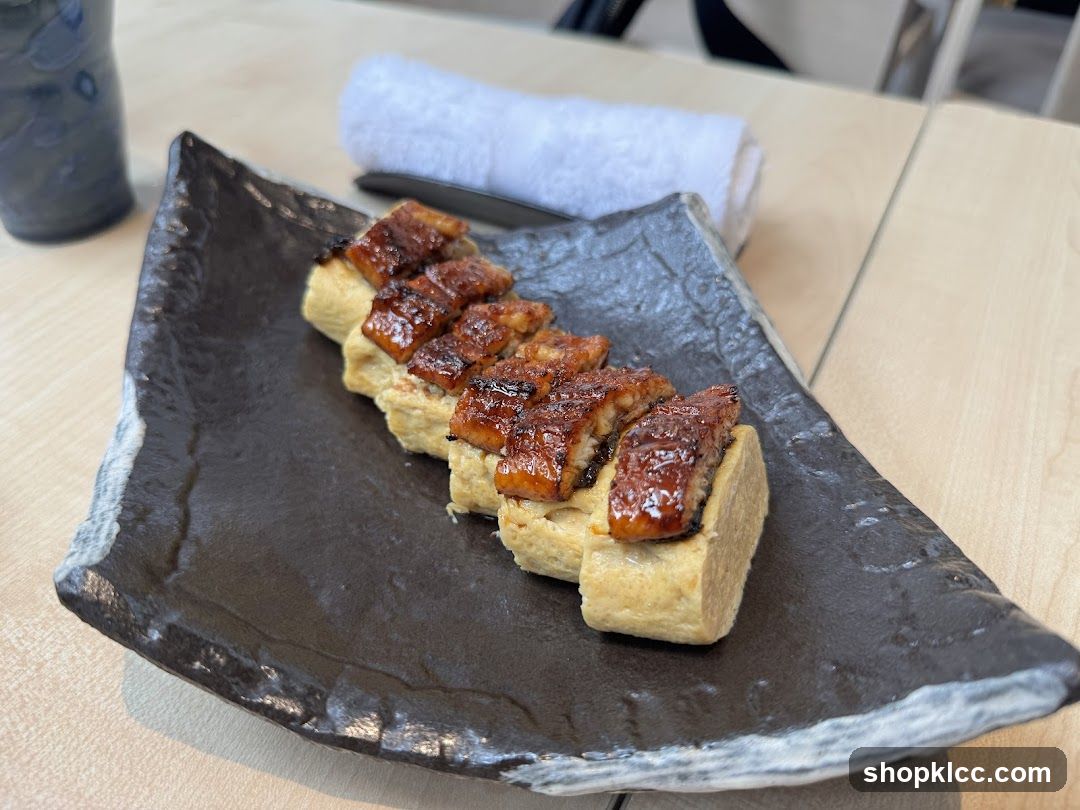 Tamagoyaki with Eel