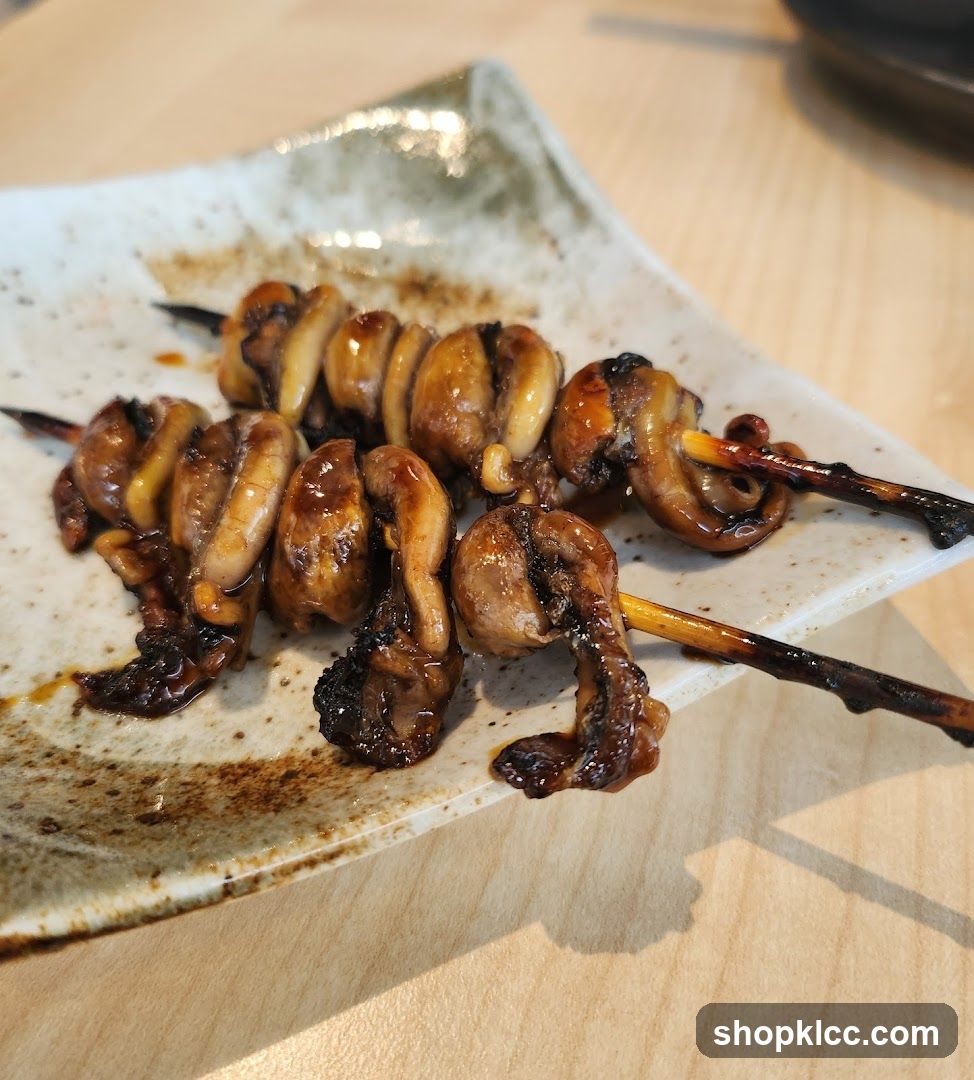 Grilled Eel Skewers