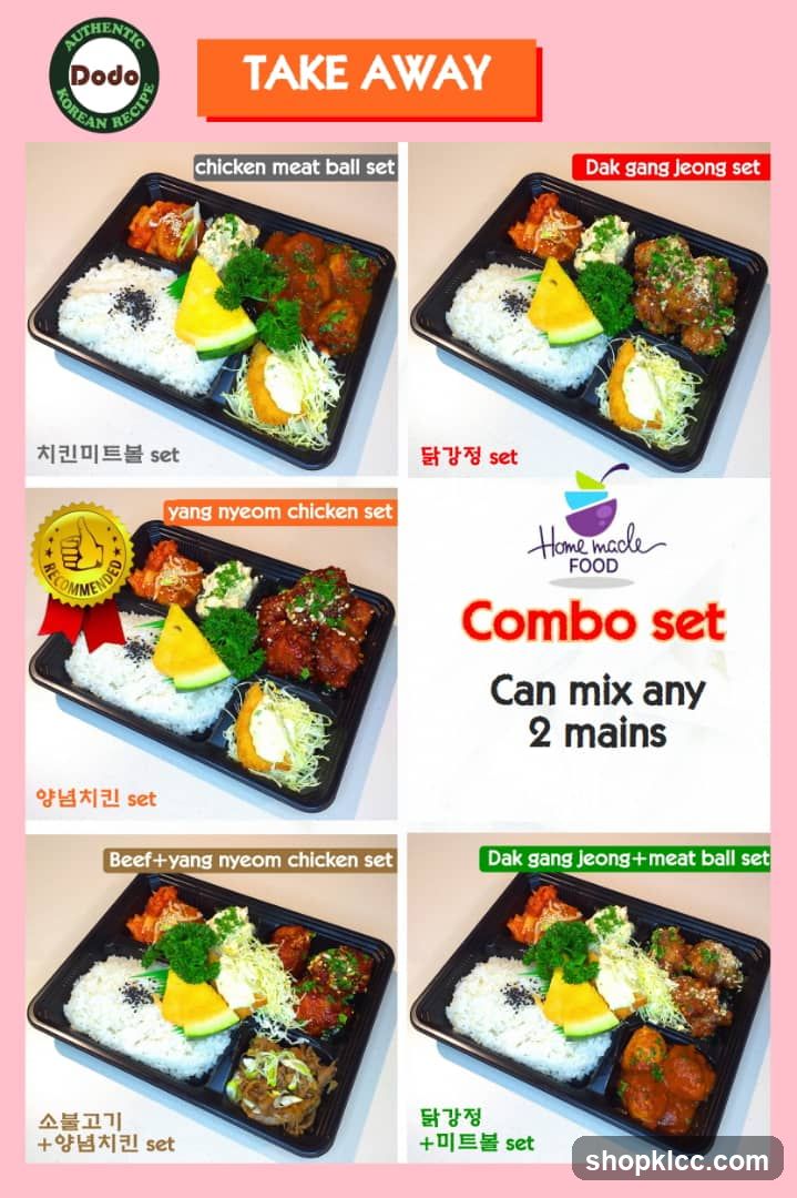Take Away Korean Food Sets