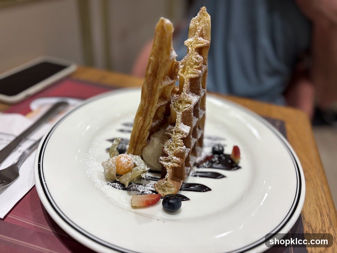 Waffle Dessert