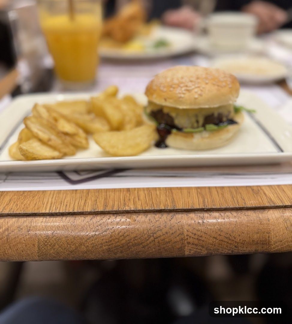 Burger and Fries