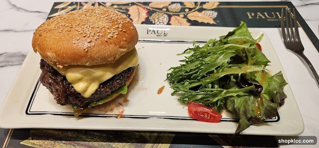 Burger and Salad