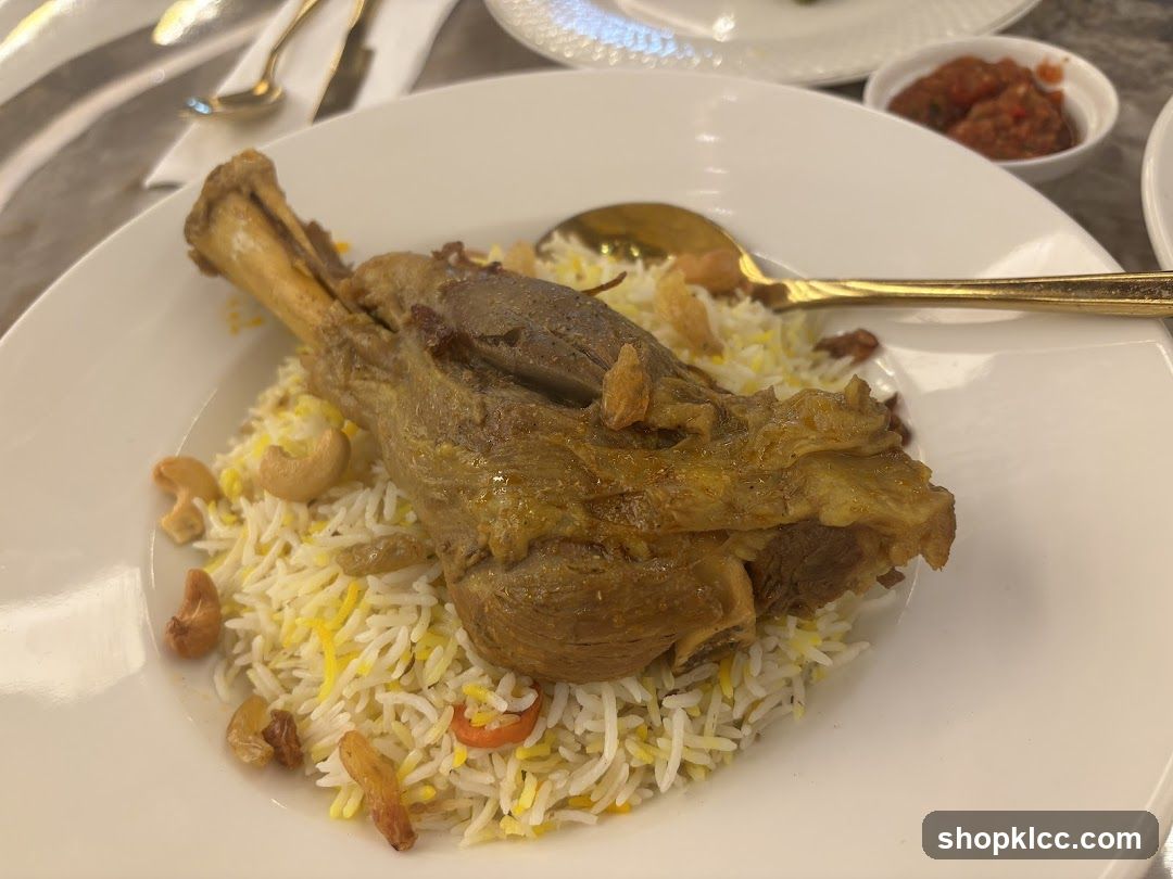 Lamb Shank with Rice