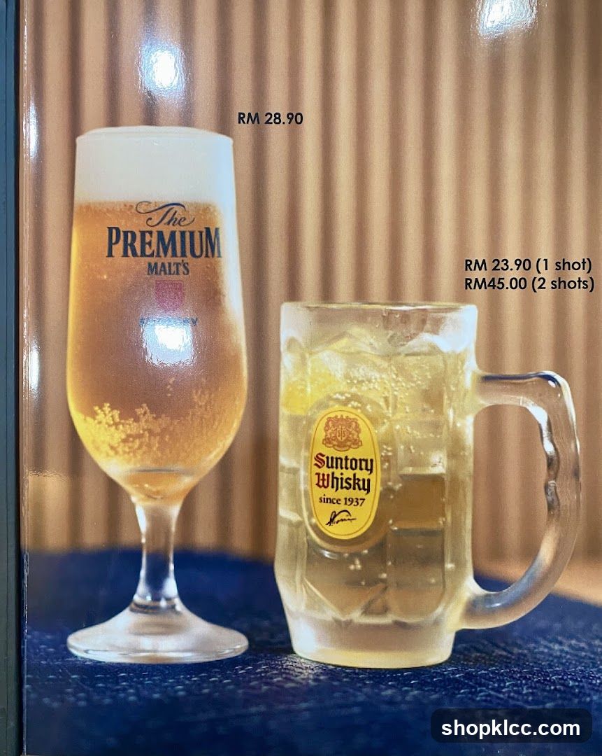 Drinks Menu