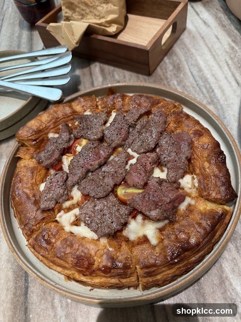 Steak Tart Flaky Pastry