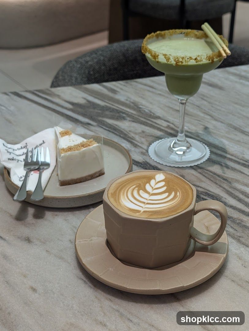 Coffee, Cake, and Drink