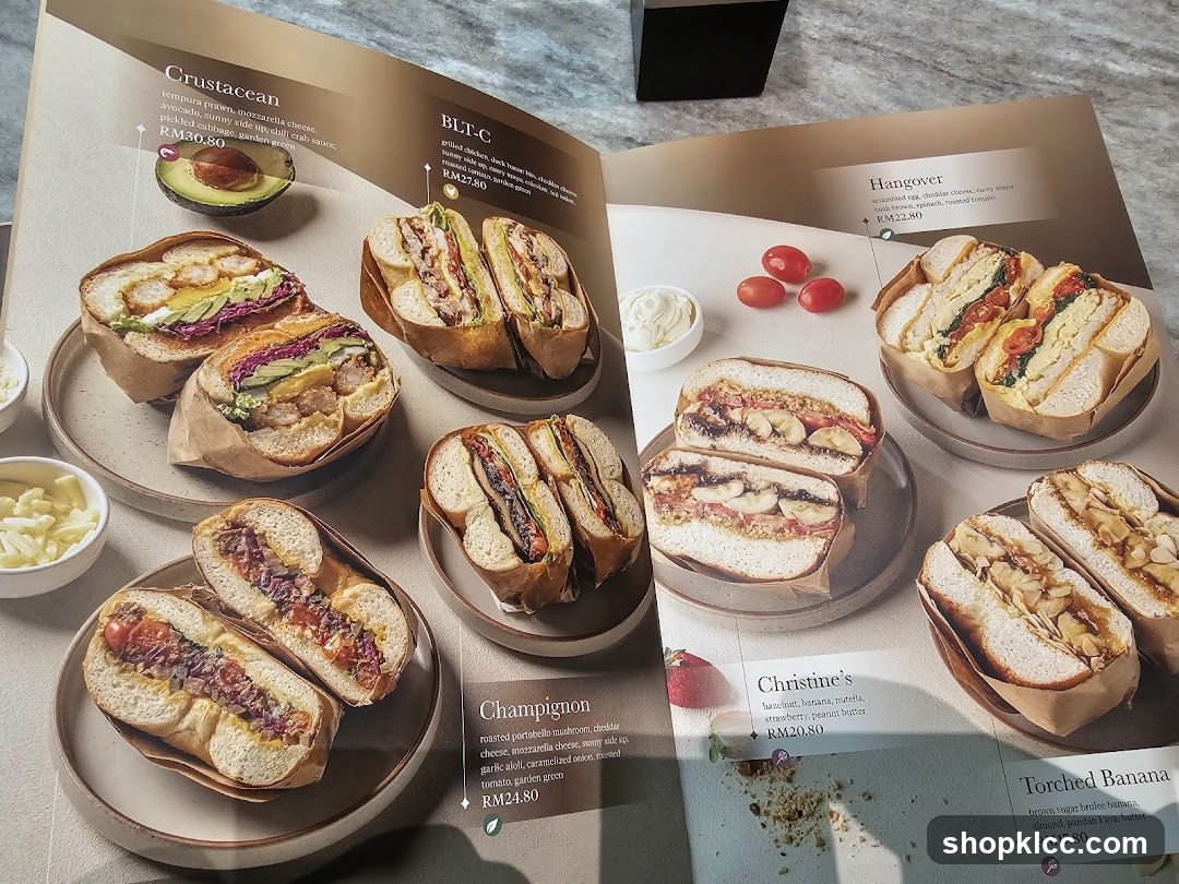 Sandwich Menu