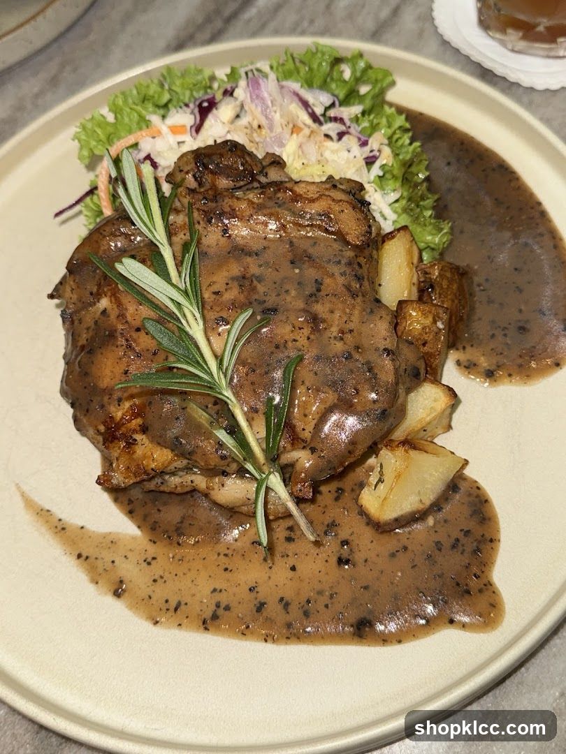 Chicken Dish with Potatoes and Coleslaw