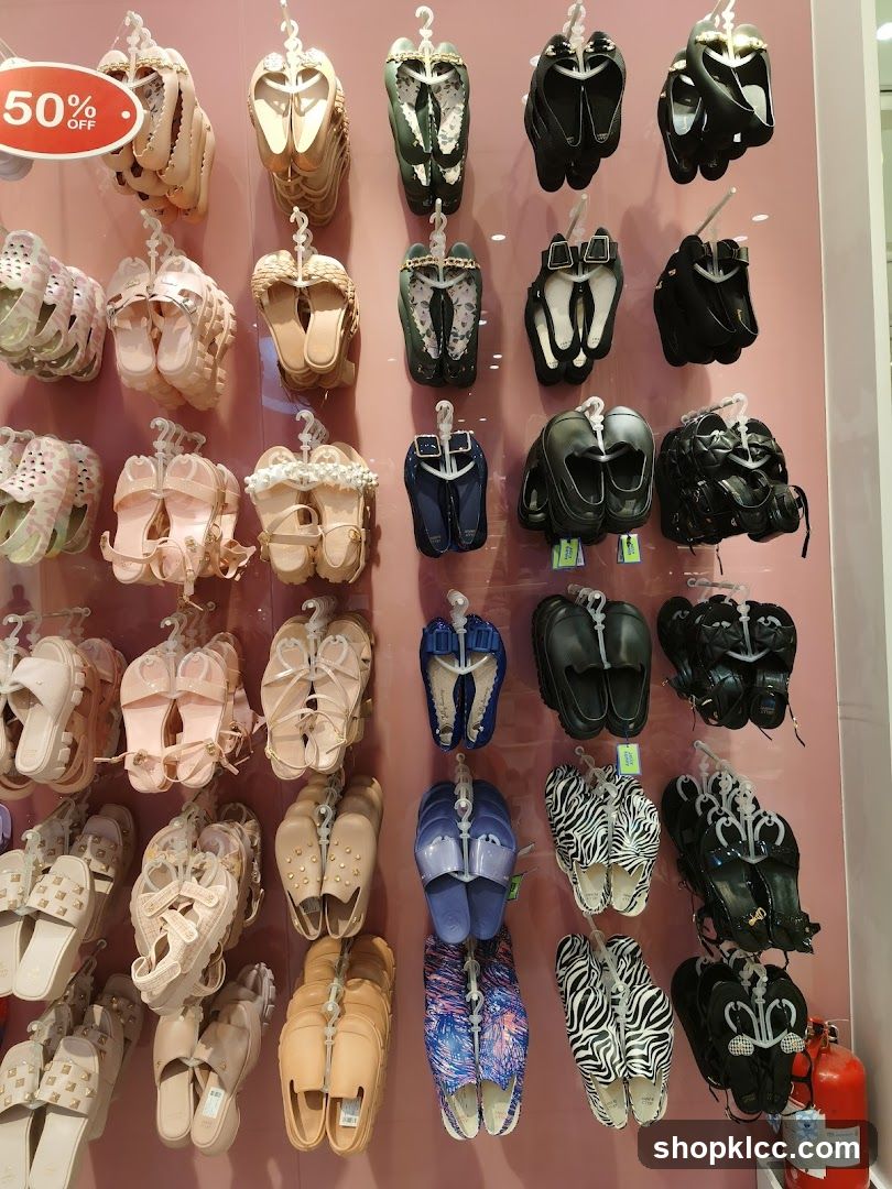 Display of Women's Footwear