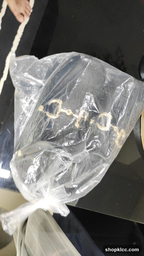Bag with gold hardware