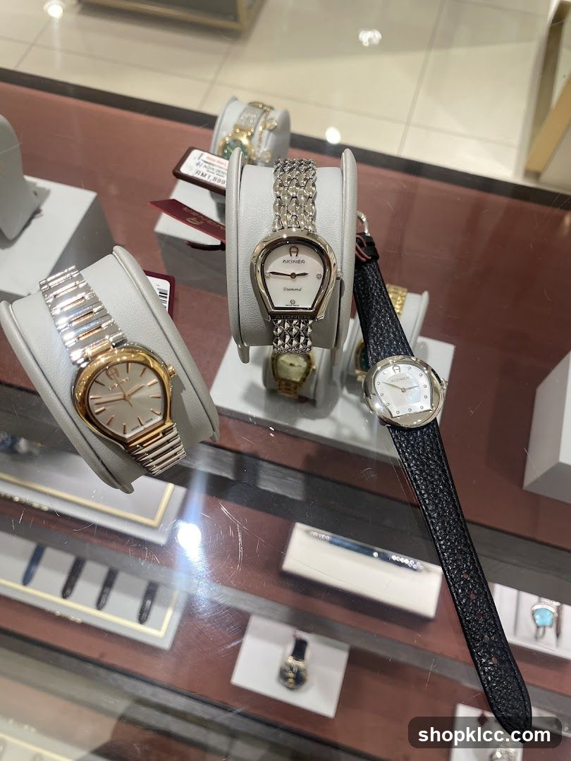 Watches on Display