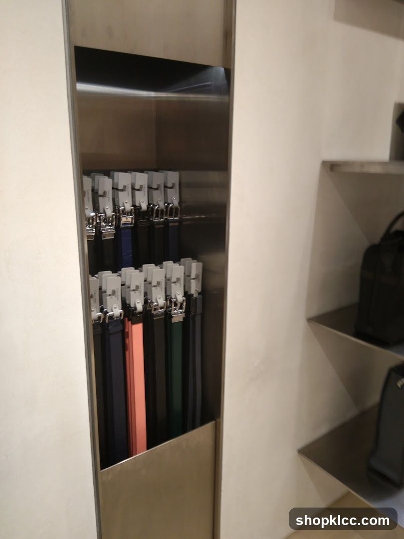 Belts on Display