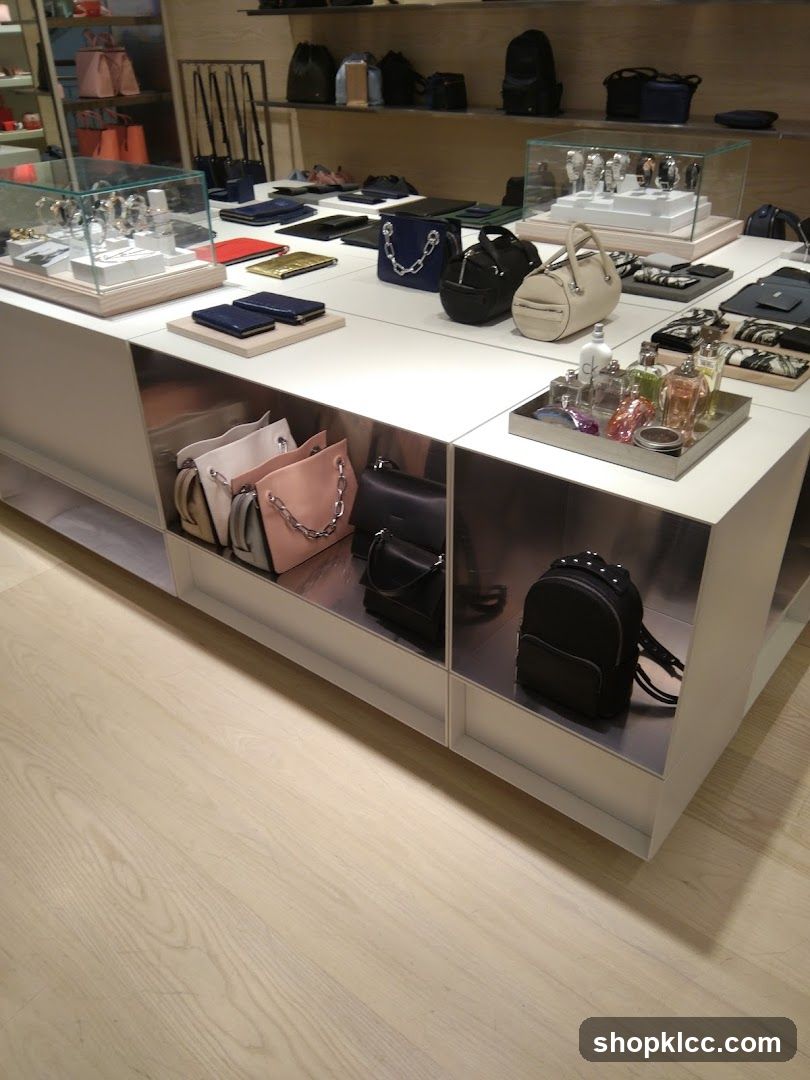 Store Display of Accessories