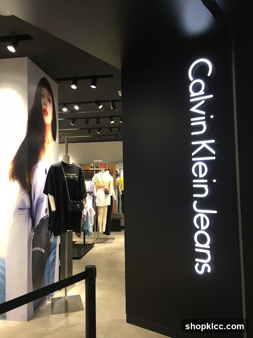 Calvin Klein Jeans Store Entrance