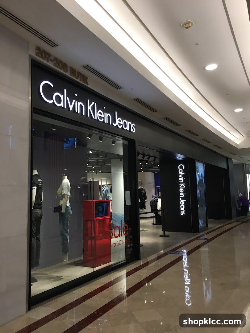 Calvin Klein Jeans Storefront