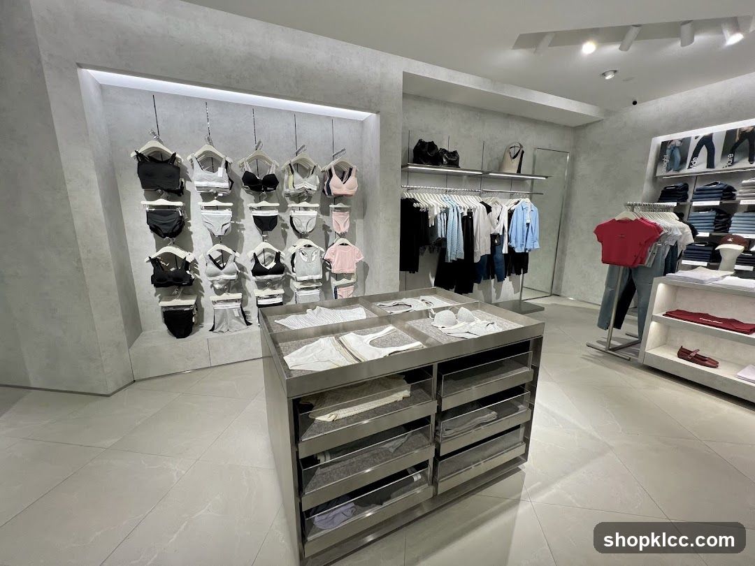 Clothing store interior